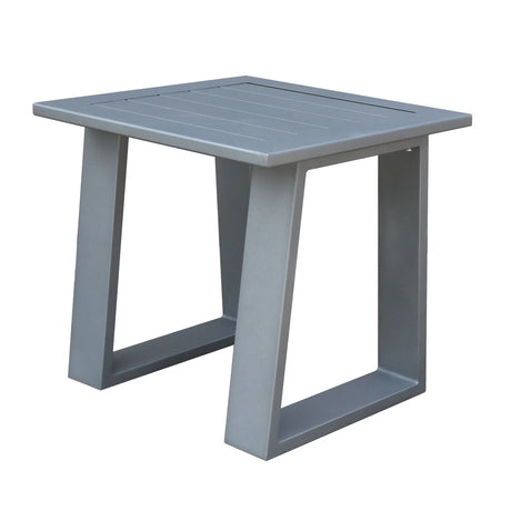Traditional Style Outdoor Square End Table - Furniture Home Direct