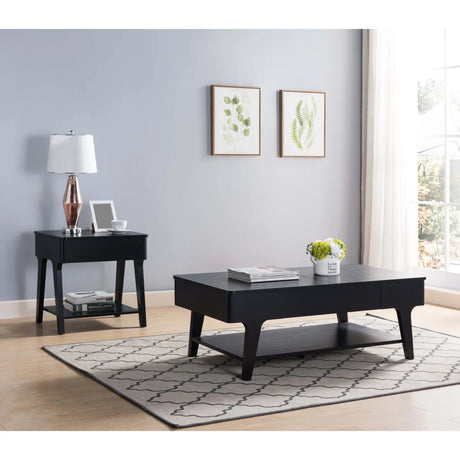 End Table, Lift Tabletop - Black - Furniture Home Direct