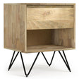 Hunter - Nightstand - Natural - Furniture Home Direct