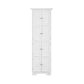 Tall Storage Cabinet With Doors And 4 Shelves For Living Room, Kitchen, Office, Bedroom, Bathroom, Modern - Furniture Home Direct