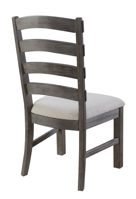 Rusti - Upholstered Dining Chairs (Set of 2) - Brown - Furniture Home Direct
