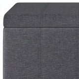 Dover - Upholstered Storage Ottoman Bench - Furniture Home Direct