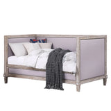 Charlton - Twin Daybed - Beige / Weathered Oak - Furniture Home Direct