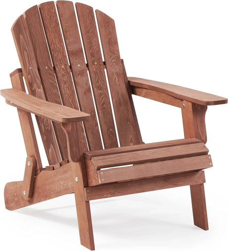 Oversize Outdoor Folding Adirondack Chair, Patio Chair For Garden - Furniture Home Direct