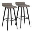 Ale - Contemporary Fixed Height Bar Stool (Set of 2) - Furniture Home Direct