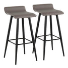 Ale - Contemporary Fixed Height Bar Stool (Set of 2) - Furniture Home Direct