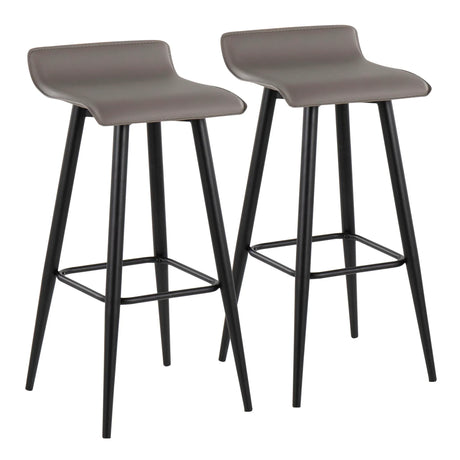 Ale - Contemporary Fixed Height Bar Stool (Set of 2) - Furniture Home Direct