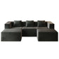 Compression Sofa With 2 Ottomans - Furniture Home Direct