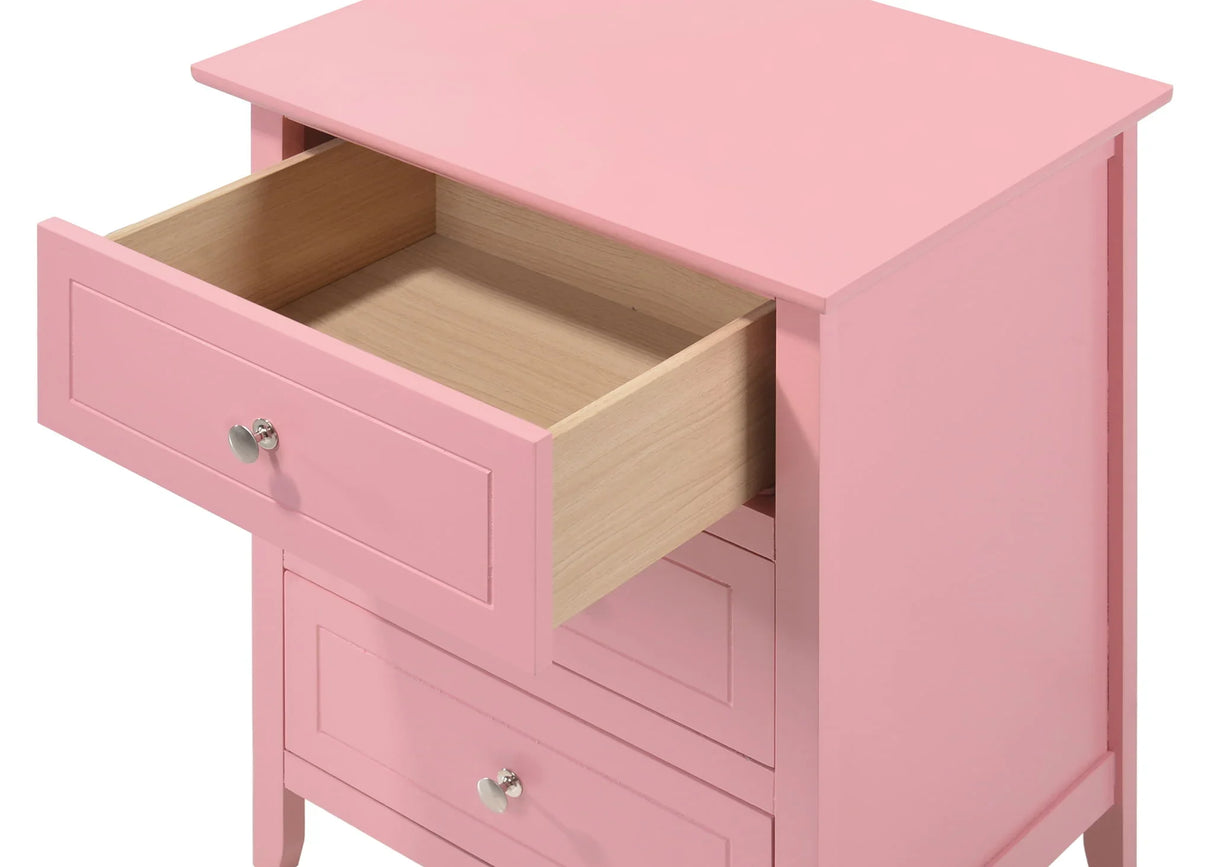 Daniel - 3 Drawer Nightstand - Furniture Home Direct