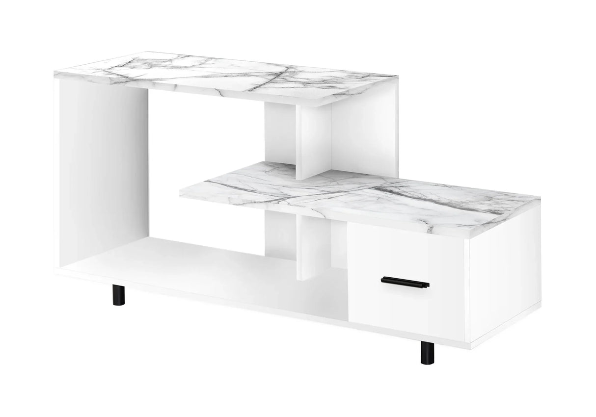 TV Stand, Console, Media Entertainment Center, Storage Drawer, Contemporary - Furniture Home Direct