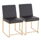 Fuji - Contemporary Stylish Frame, High Back Dining Chair (Set of 2) - Furniture Home Direct