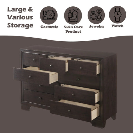 Madison - Dresser - Espresso - Furniture Home Direct