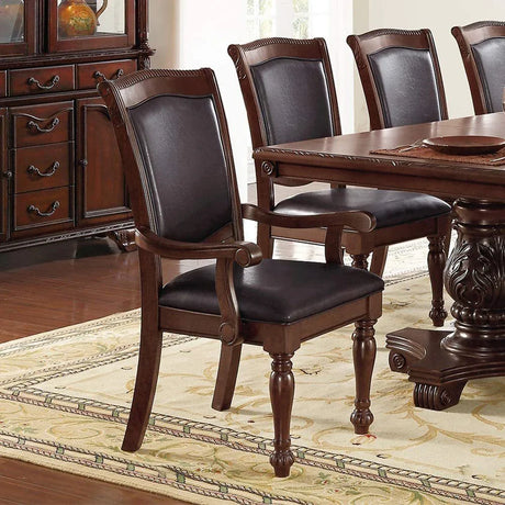 9 Pc Majestic Dining Room Set With Leaf, 2 Arm Chairs And 6 Side Chairs - Furniture Home Direct