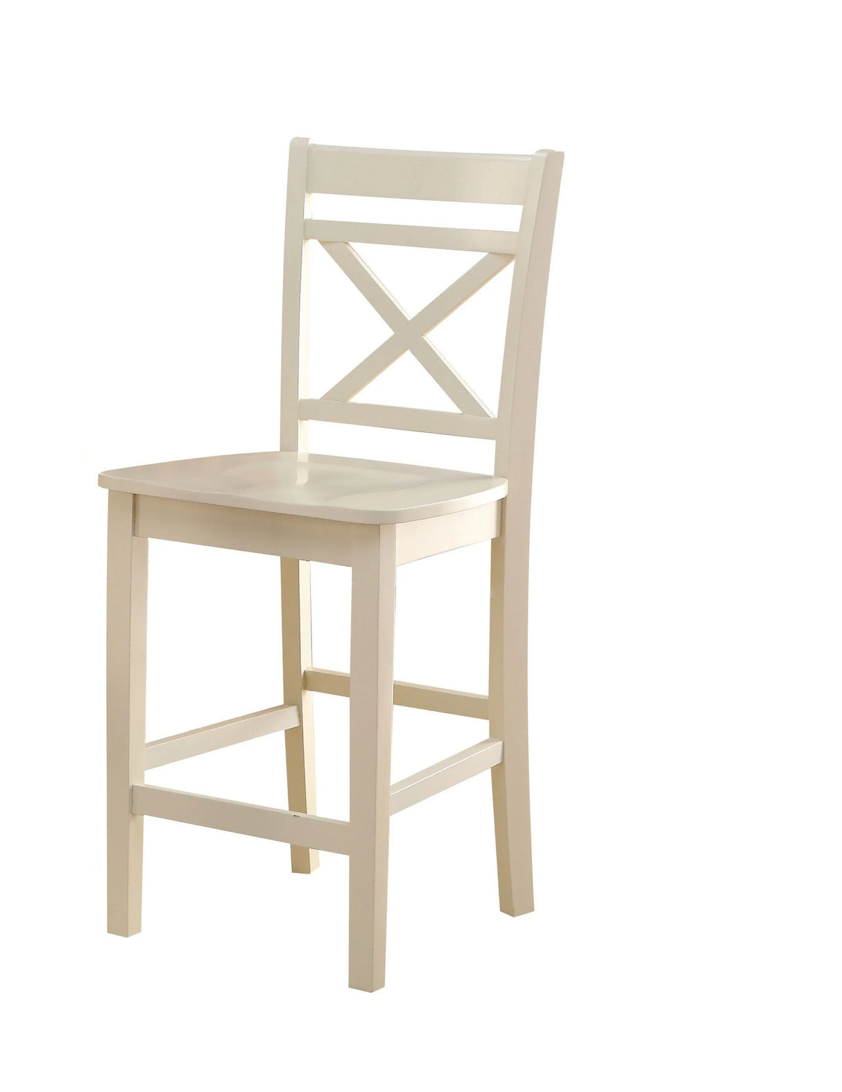 Tartys - Counter Height Chair (Set of 2) - Cream - Furniture Home Direct