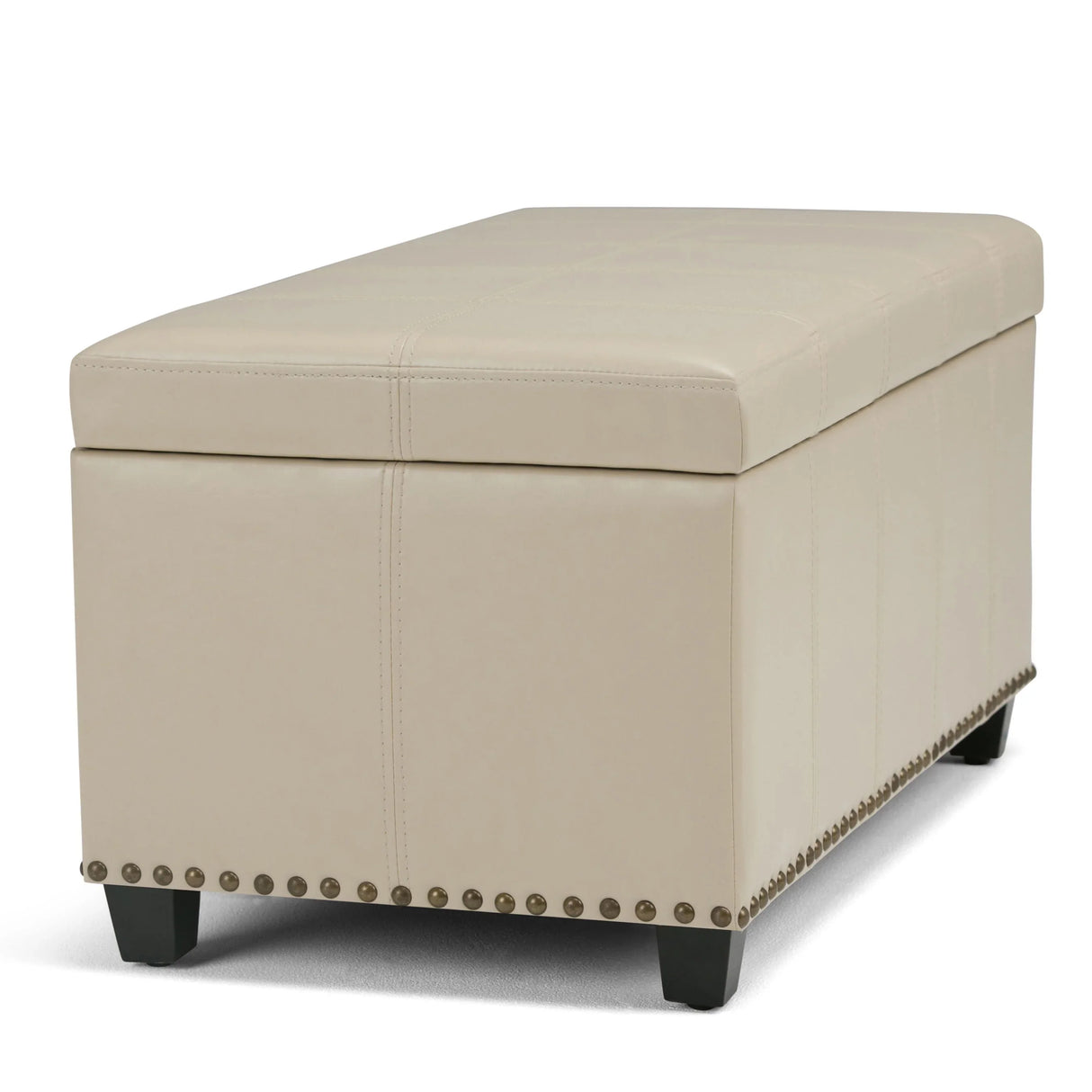 Amelia - Transitional Storage Ottoman Bench - Furniture Home Direct
