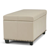 Amelia - Transitional Storage Ottoman Bench - Furniture Home Direct
