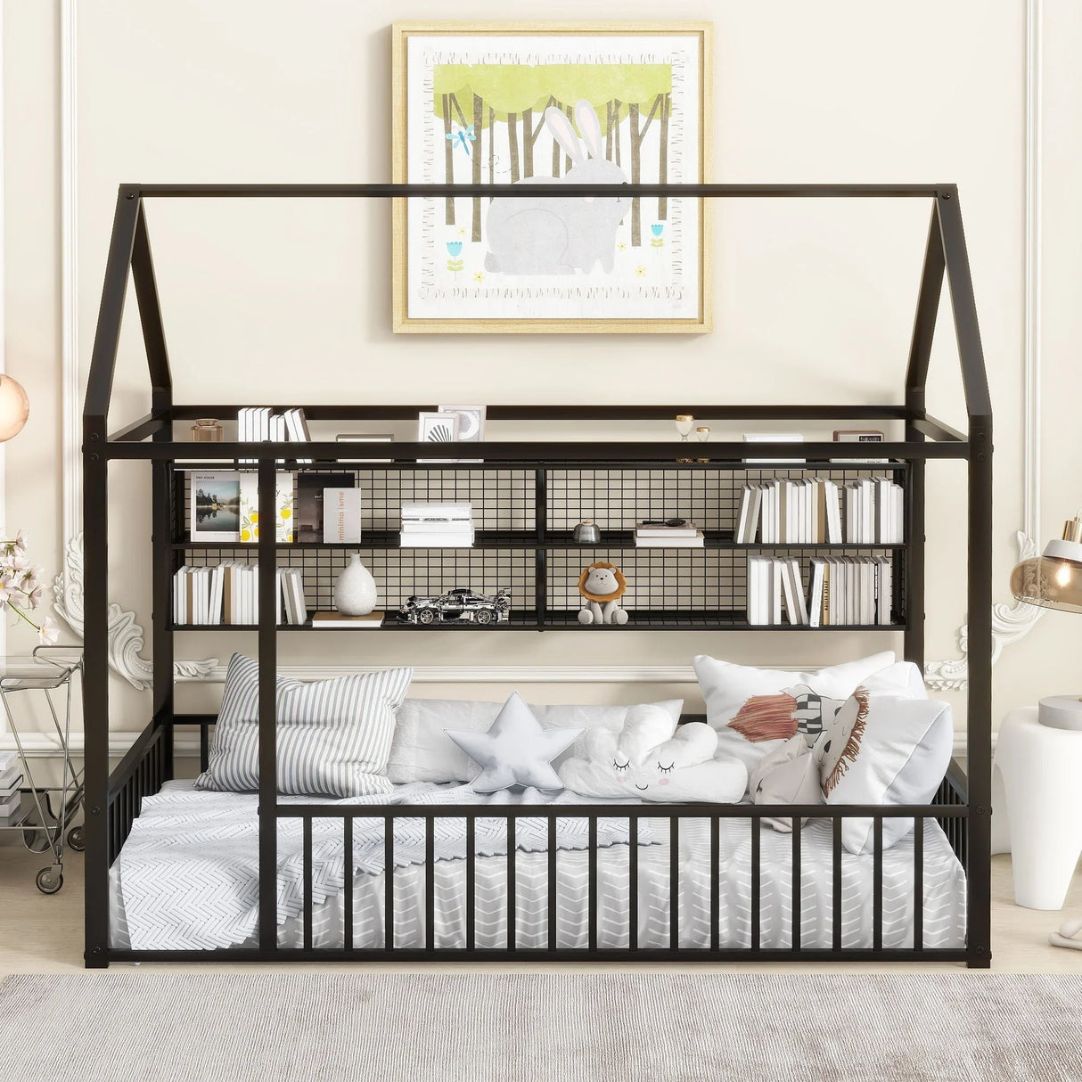 House Frame With Fence And Shelves - Furniture Home Direct