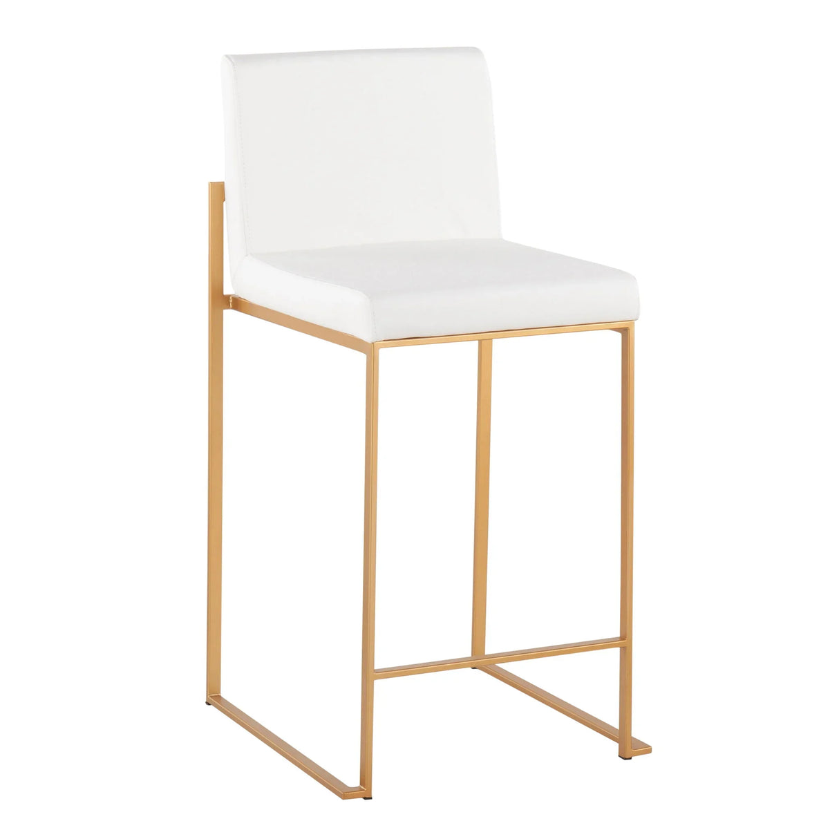 Fuji - Contemporary High Back Stylish Counter Stool - Furniture Home Direct