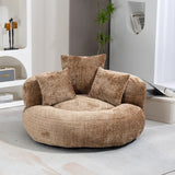 Lazy Sofa High Back Bean Bag Chair Couch With 3 Pillows - Furniture Home Direct