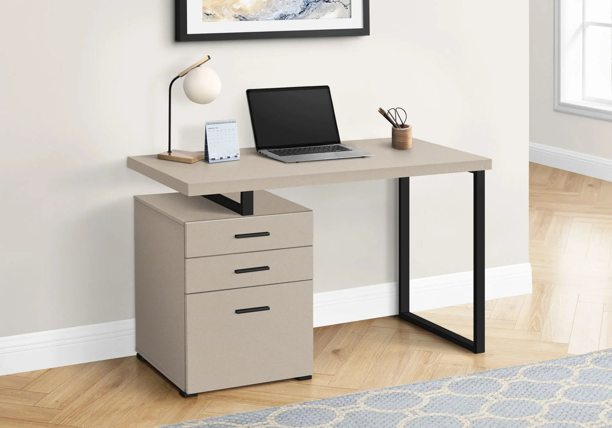 Computer Desk For Home Office, Left, Right Set - Up, Ample Storage Drawers - Furniture Home Direct