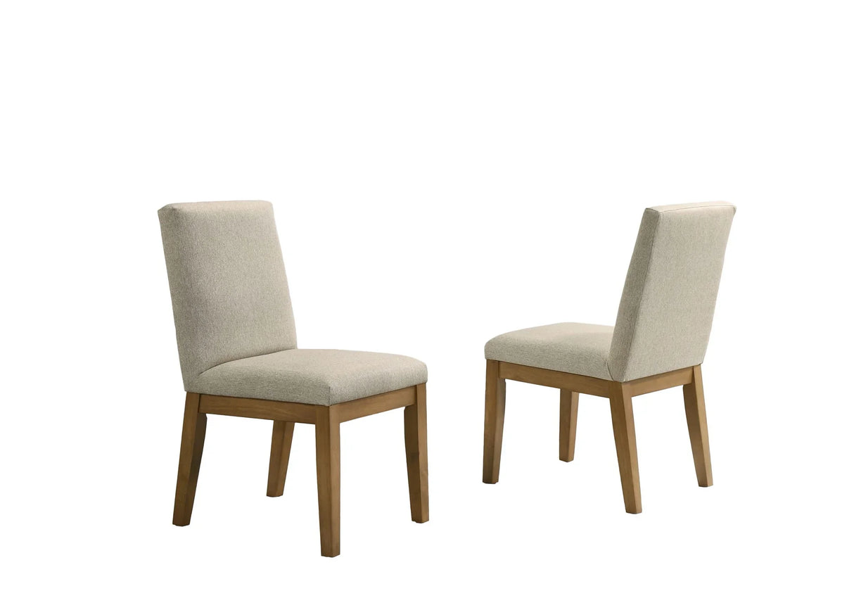Jasper - Contemporary Fabric 19" Dining Chair (Set of 2) - Furniture Home Direct