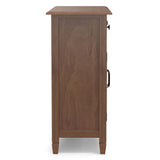 Connaught - Entryway Storage Cabinet - Medium Saddle Brown - Furniture Home Direct