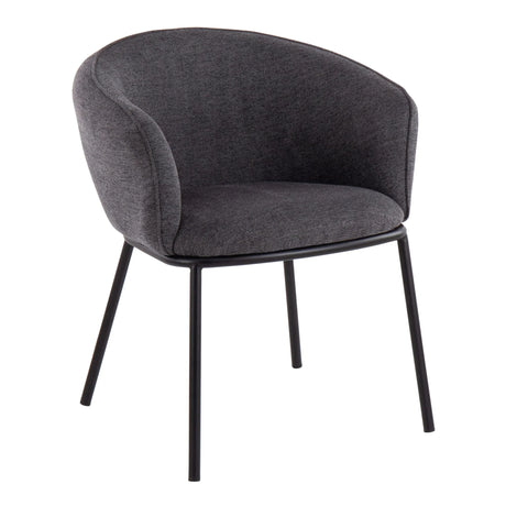 Ashland - Contemporary Chair - Black / Charcoal - Furniture Home Direct
