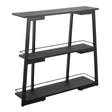 Converge - Industrial Bookcase - Black - Furniture Home Direct