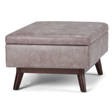 Owen - Upholstered Rectangular Storage Ottoman - Furniture Home Direct