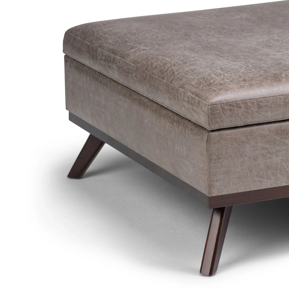 Owen - Multifunctional Square Coffee Table Storage Ottoman - Furniture Home Direct