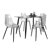 Clara - 5 Piece Mid Century Modern Dining Set - Furniture Home Direct