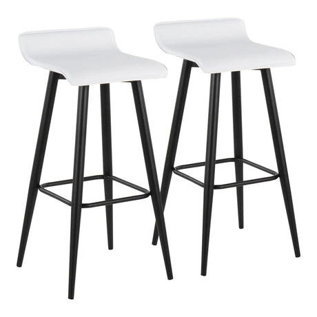 Ale - Contemporary Fixed Height Bar Stool (Set of 2) - Furniture Home Direct