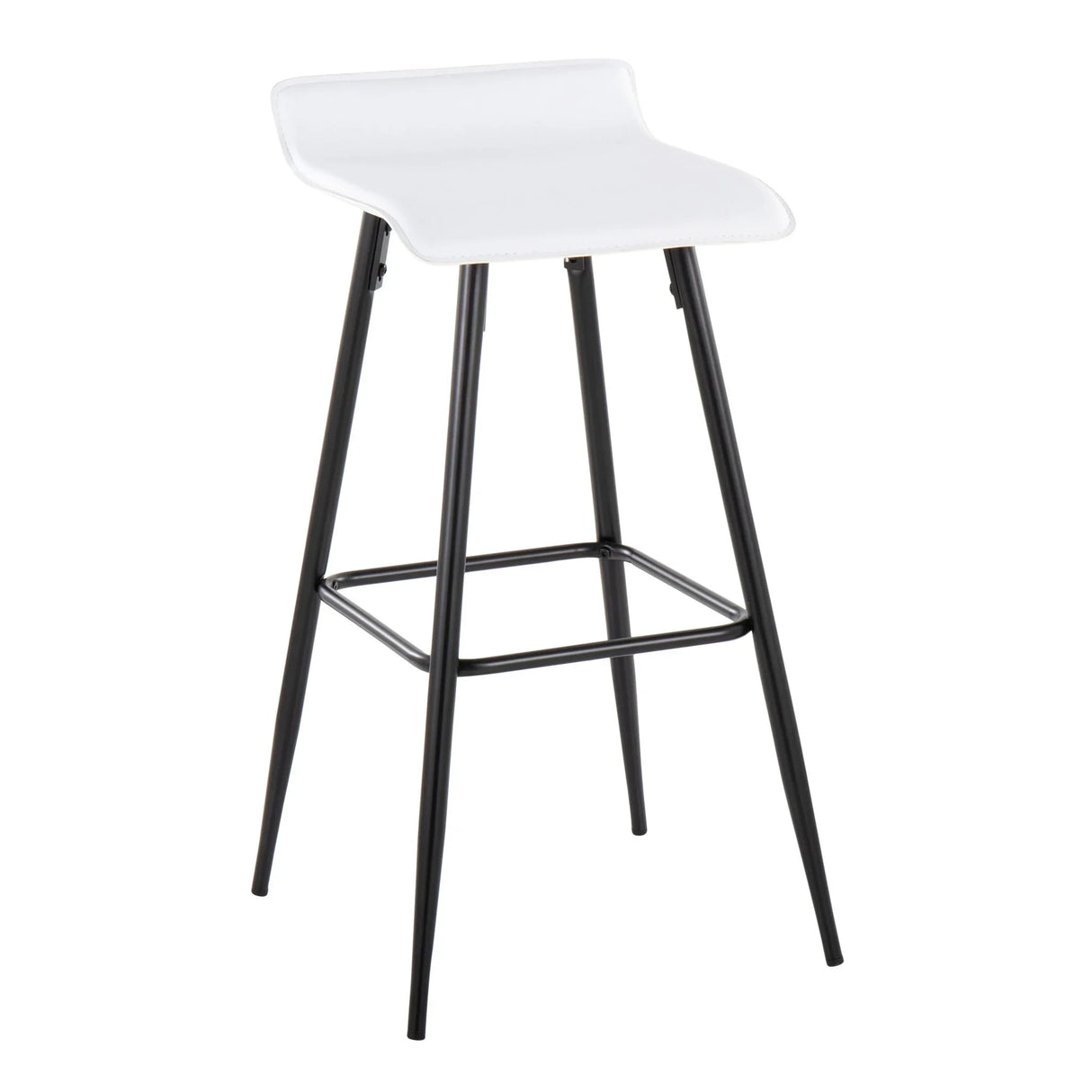 Ale - Contemporary Fixed-Height Bar Stool (Set of 2) - Furniture Home Direct