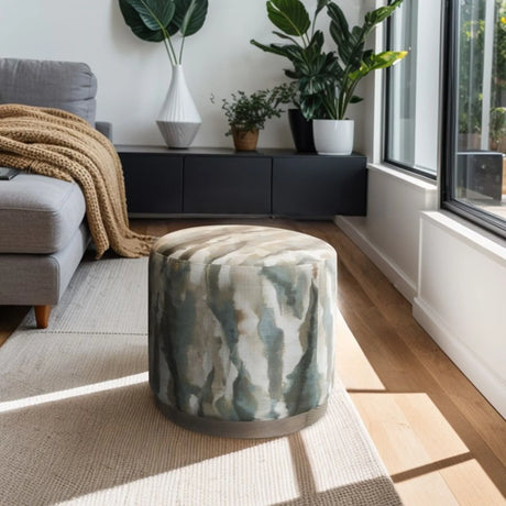 Oval Accent Ottoman - Multi - Furniture Home Direct