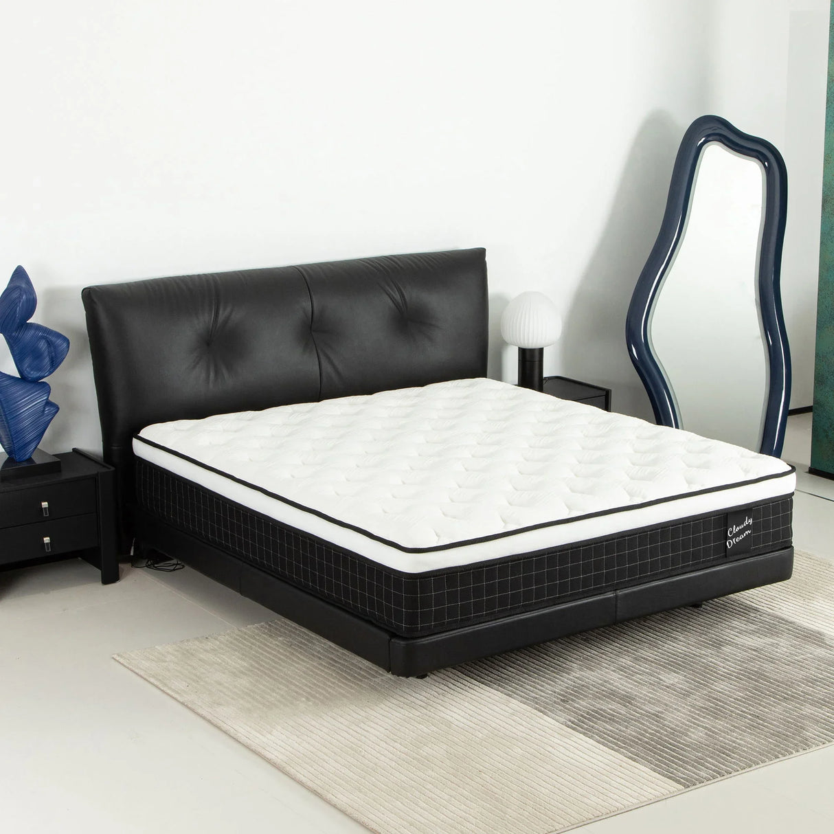 12" Hybrid Mattress With Individual Pocket Spring, Comortable Memory Foam - Furniture Home Direct