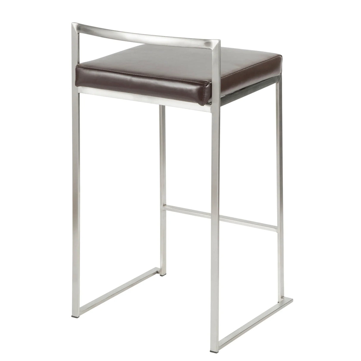 Fuji - Contemporary, Stackable Elegant Counter Stool (Set of 2) - Furniture Home Direct
