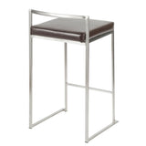 Fuji - Contemporary, Stackable Elegant Counter Stool (Set of 2) - Furniture Home Direct