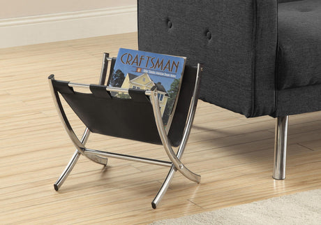 Magazine Rack Standing Organizer Storage Leather Look - Furniture Home Direct