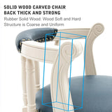 Leather Wooden Bar Stool - Furniture Home Direct
