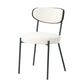 Boucle Modern Kitchen Dining Chair With Bentwood Back (Set of 2) - Furniture Home Direct