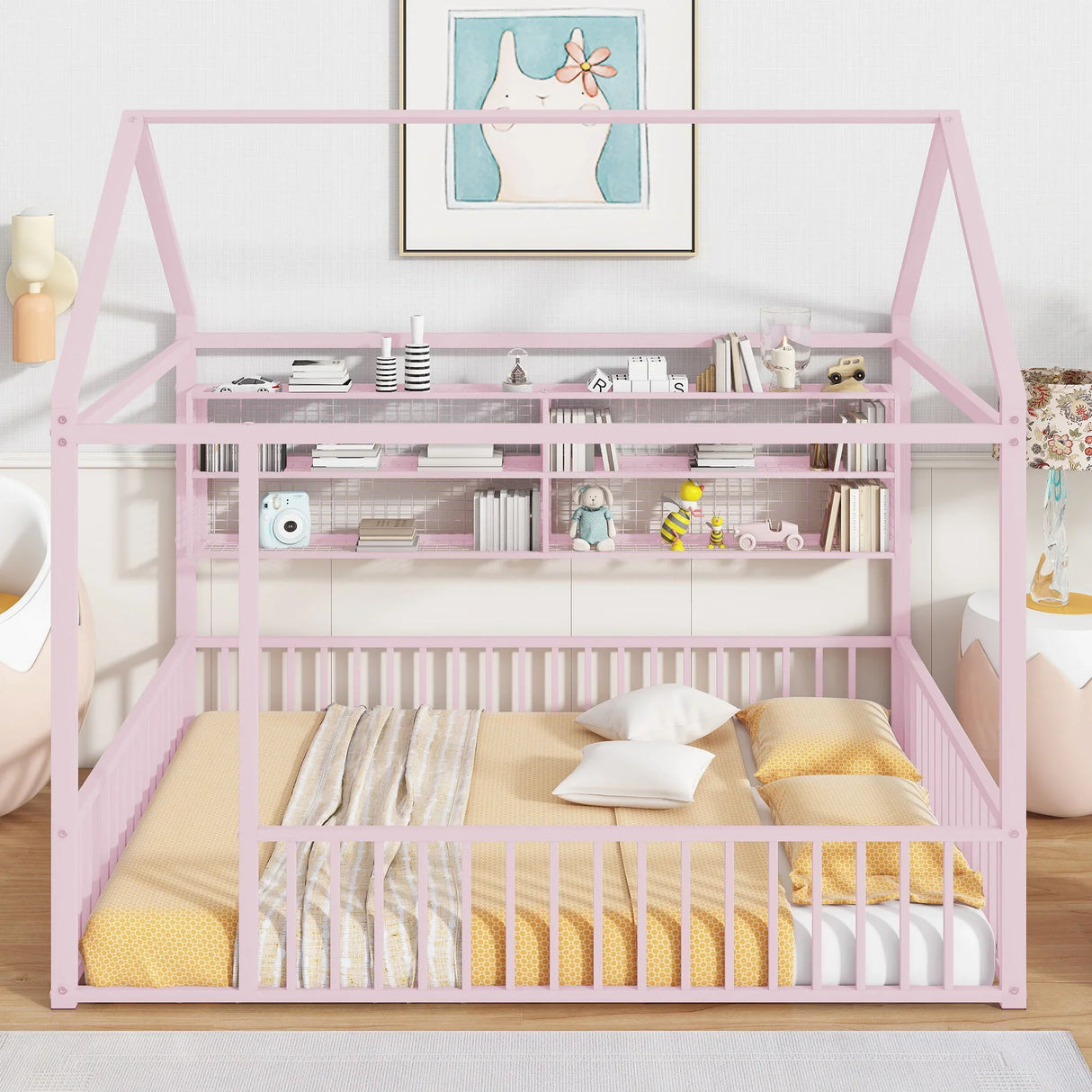 House Frame With Fence And Shelves - Furniture Home Direct