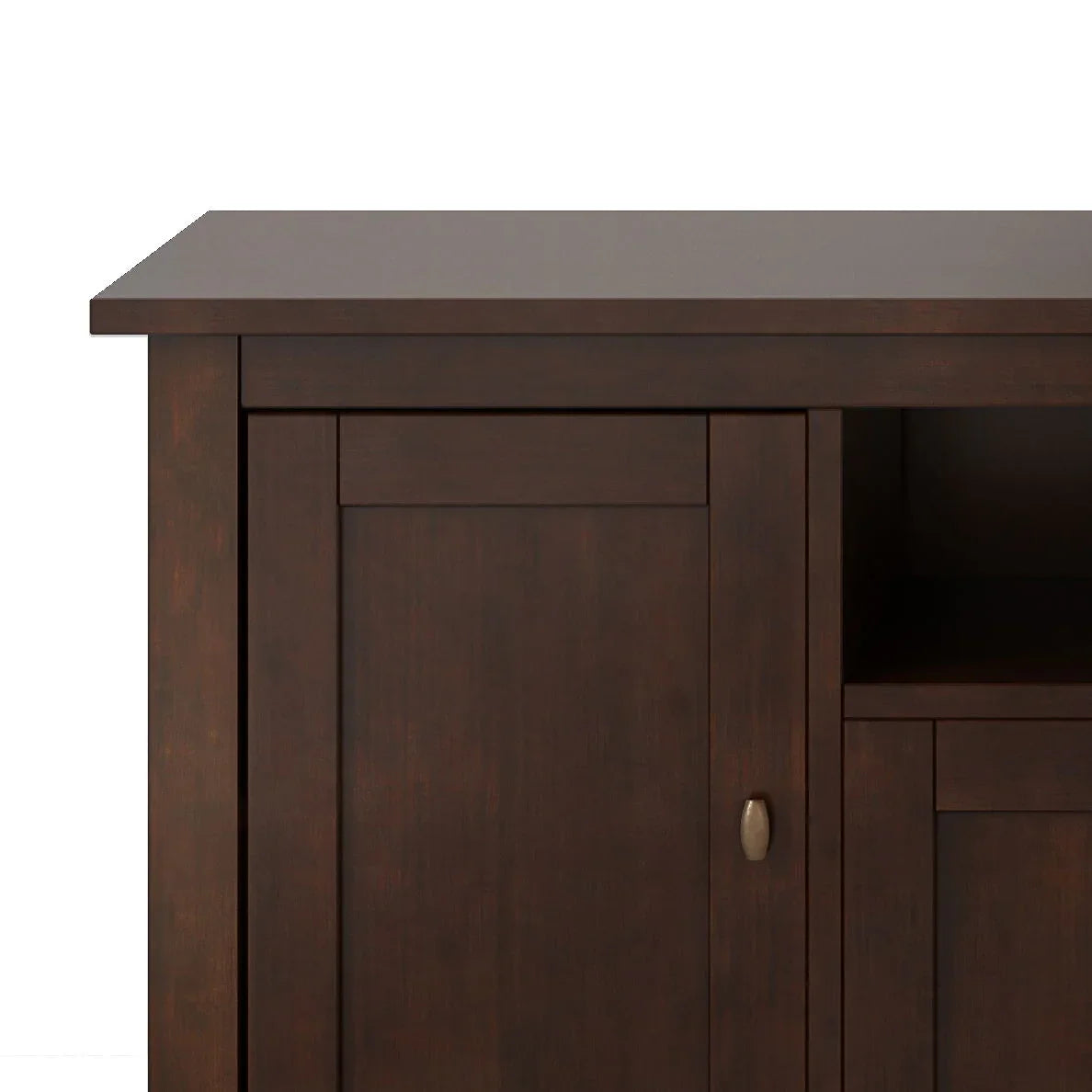 Warm Shaker - TV Media Stand, Handcrafted - Furniture Home Direct
