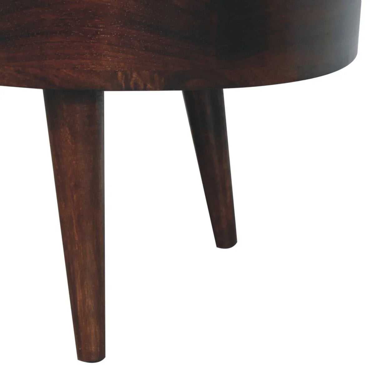 Rounded Wood Table - Furniture Home Direct