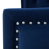 Marcella - Upholstered Shelter Headboard Bed Set - Furniture Home Direct