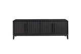 Console With Power Pack - Black - Furniture Home Direct