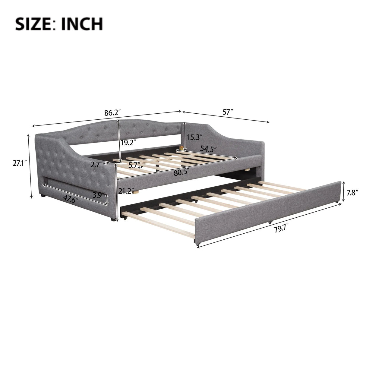 Daybed With LED Belt - Furniture Home Direct