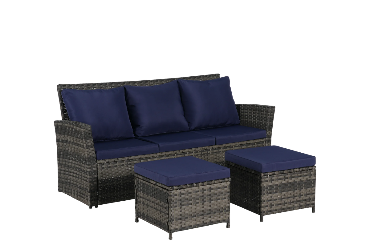 3 Piece Outdoor Patio Set - Furniture Home Direct