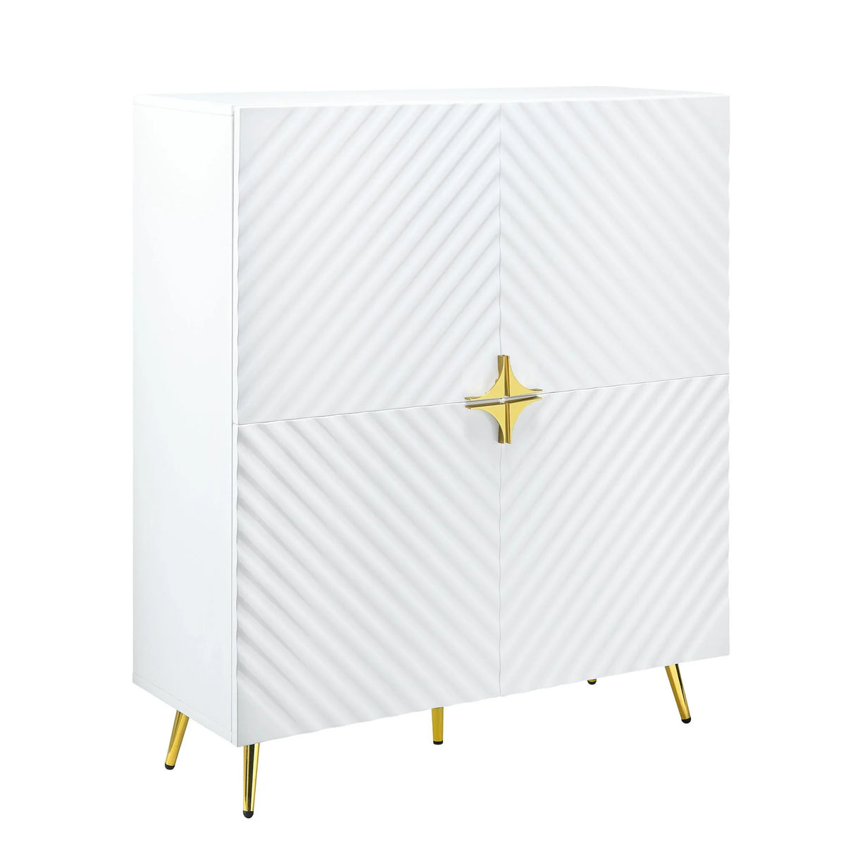 Gaines - High Gloss Accent Cabinet - Furniture Home Direct