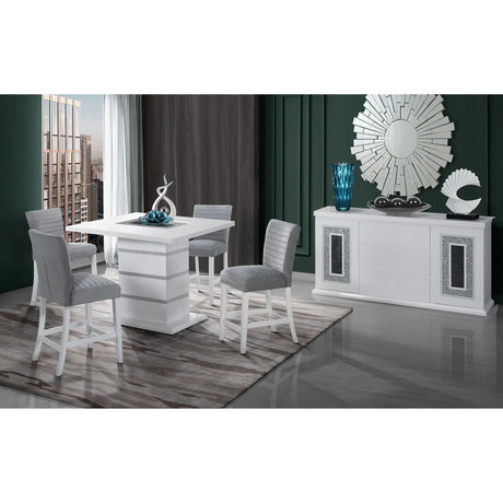 Ariya - 5 Pieces Bar Table And Bar Stool Set - Furniture Home Direct