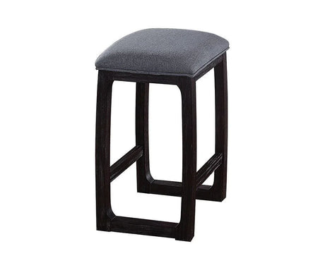 Razo - Weathered Counter Height Stool - Gray - Furniture Home Direct